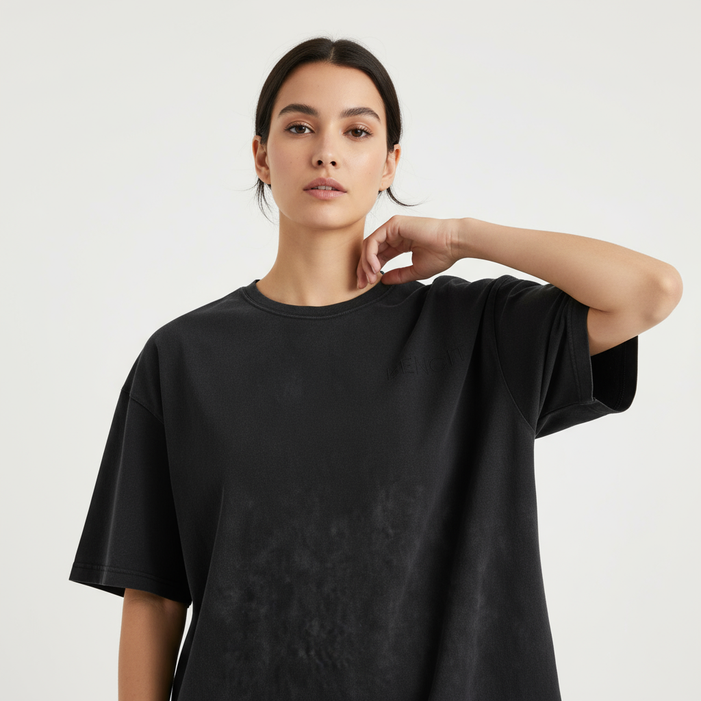 BENOÎT Vintage Washed Hand-Frayed T-Shirt