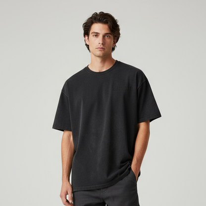 BENOÎT Vintage Washed Hand-Frayed T-Shirt