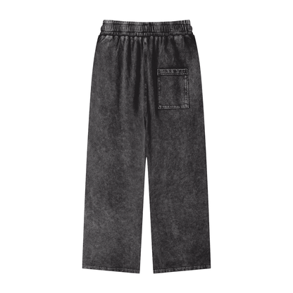 BENOÎT Snow Washed Straight Leg Pants