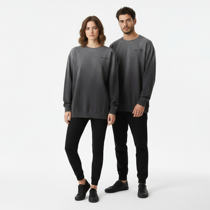 BENOÎT Gradient Washed Long Sleeve T-Shirt