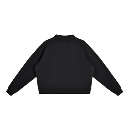 BENOÎT Essential Fleece Mid-Neck Crew Sweatshirt