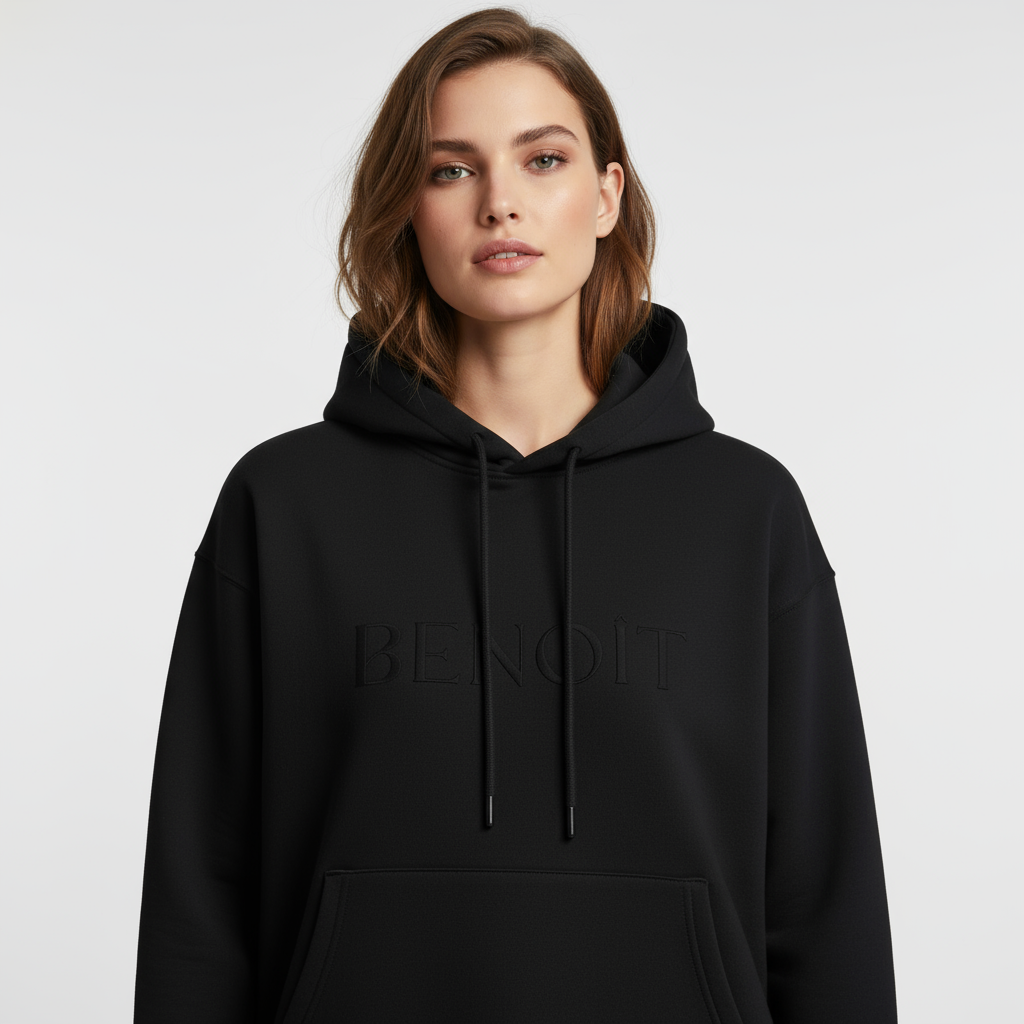 BENOÎT Streetwear Unisex Fleece Hoodie