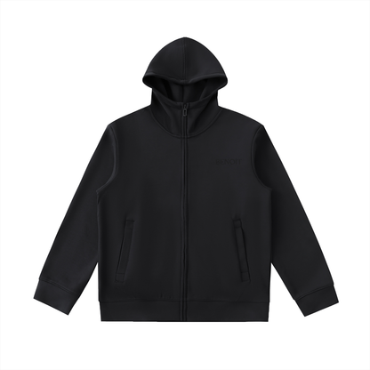 BENOÎT Essential Heavyweight High Neck  Zip-Up Hoodie