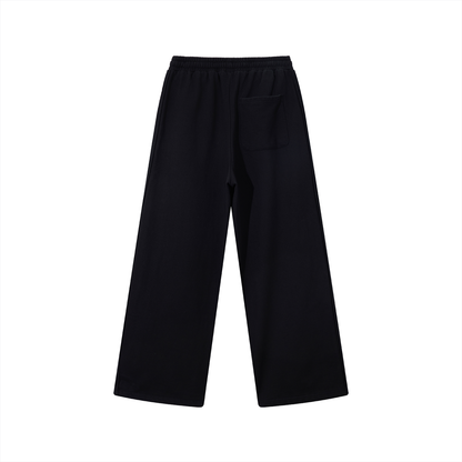 BENOÎT Contrast Tape Straight-Leg Sweatpants
