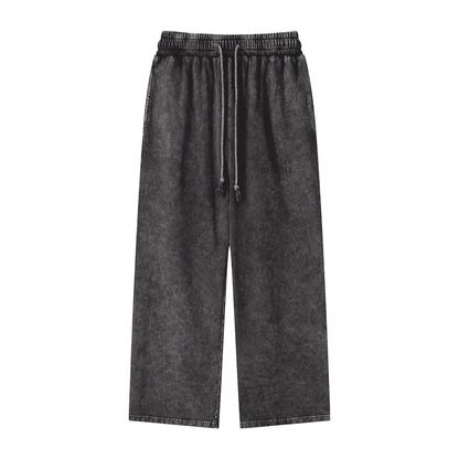 BENOÎT Snow Washed Straight Leg Pants