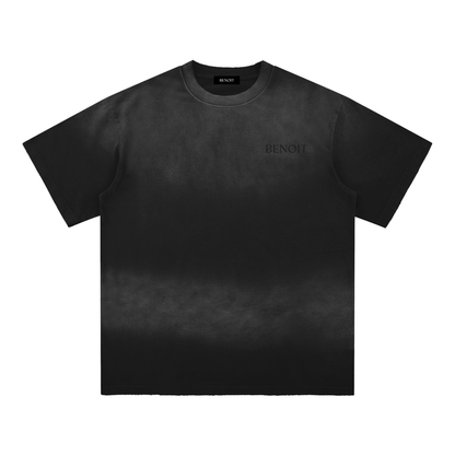BENOÎT Sun Fade Hand-Frayed Cotton T-Shirt