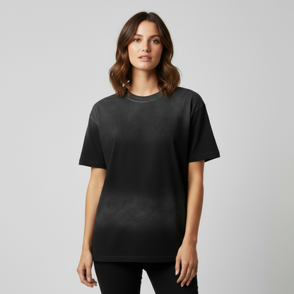 BENOÎT Sun Fade Hand-Frayed Cotton T-Shirt