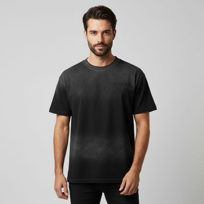 BENOÎT Sun Fade Hand-Frayed Cotton T-Shirt