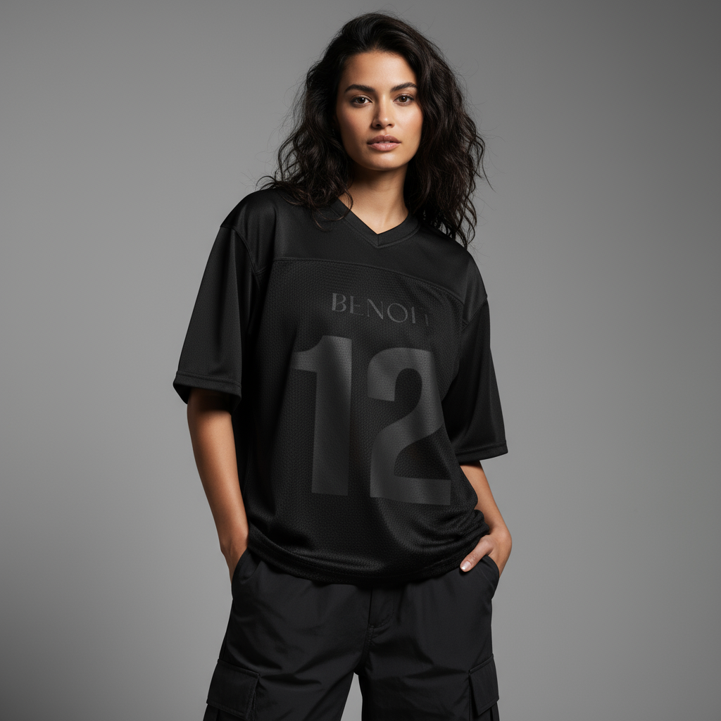 BENOÎT Boxy football jersey