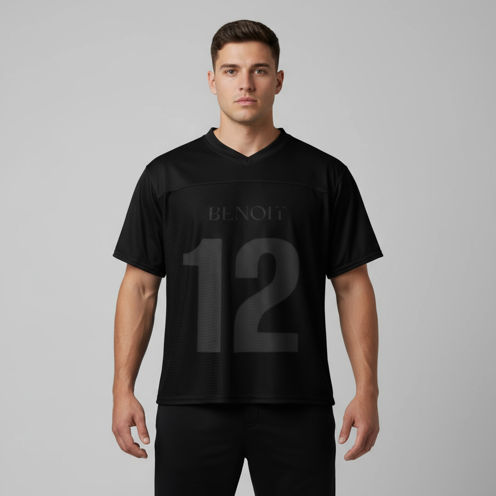BENOÎT Boxy football jersey