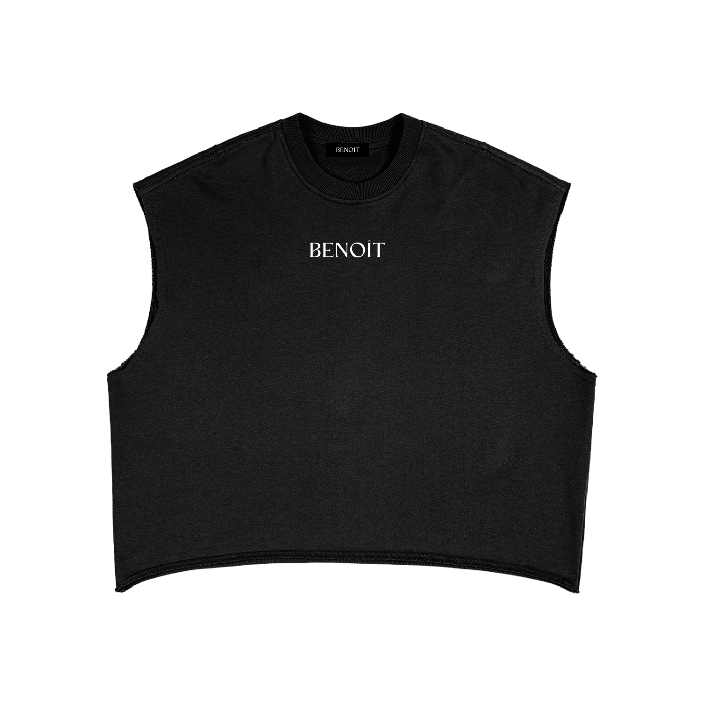 BENOÎT French Terry Boxy Tank Top