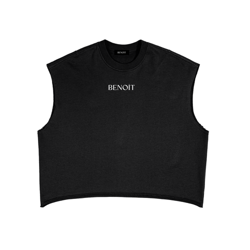 BENOÎT French Terry Boxy Tank Top