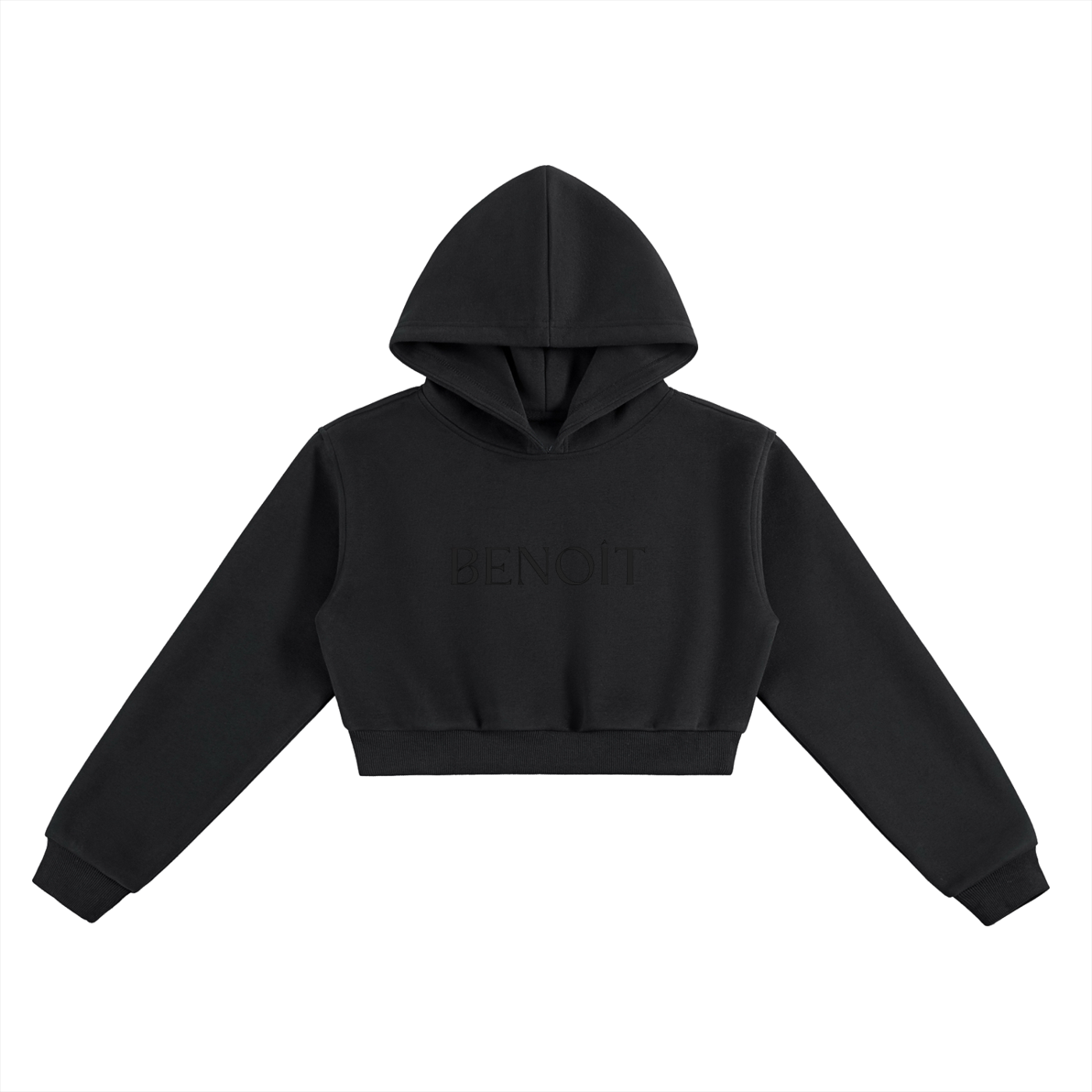 BENOÎT Essential Cropped Hoodie