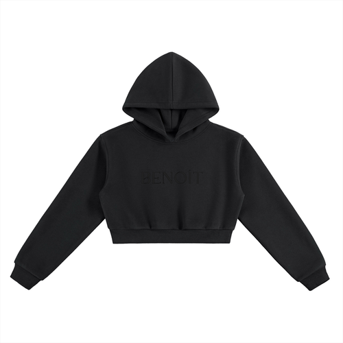 BENOÎT Essential Cropped Hoodie