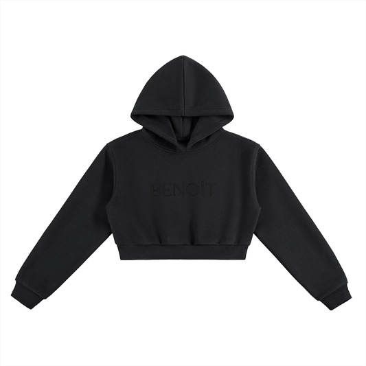 BENOÎT Essential Cropped Hoodie