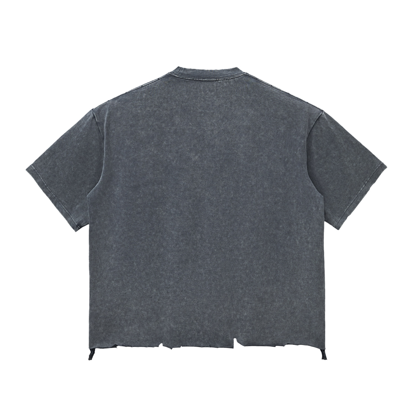 BENOÎT Snow Wash Raw-Hem Boxy T-shirt