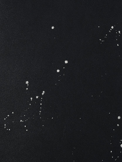 BENOÎT Hand-Frayed Sunfade Paint Splatter T-Shirt