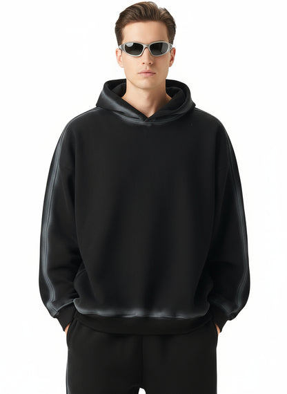 BENOÎT Sunfaded Edge Fleece Hoodie