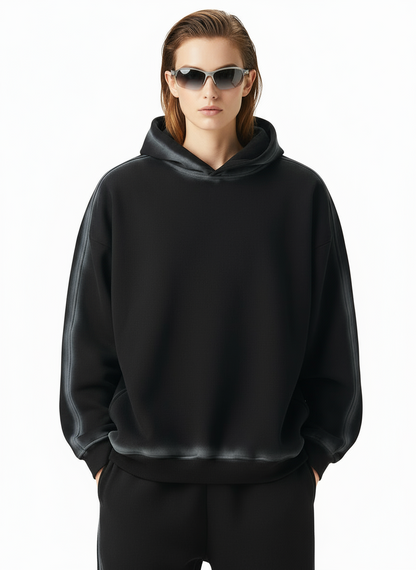 BENOÎT Sunfaded Edge Fleece Hoodie