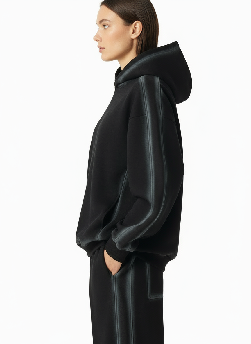 BENOÎT Sunfaded Edge Fleece Hoodie