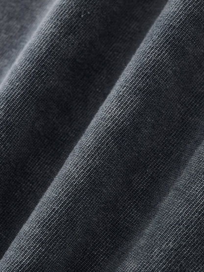 BENOÎT Snow Wash Raw-Hem Boxy T-shirt