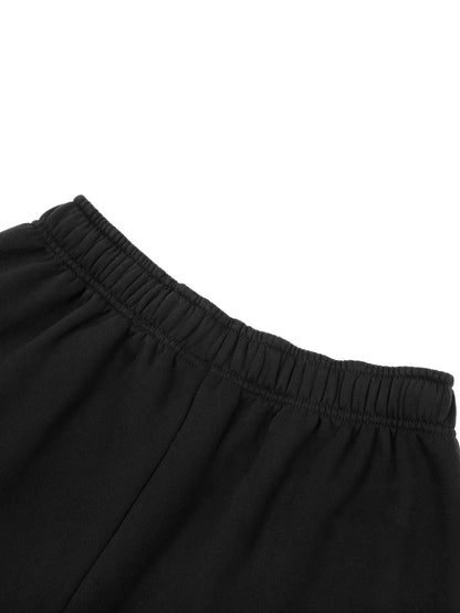 BENOÎT Contrast-Stitched Fleece Sweatpants